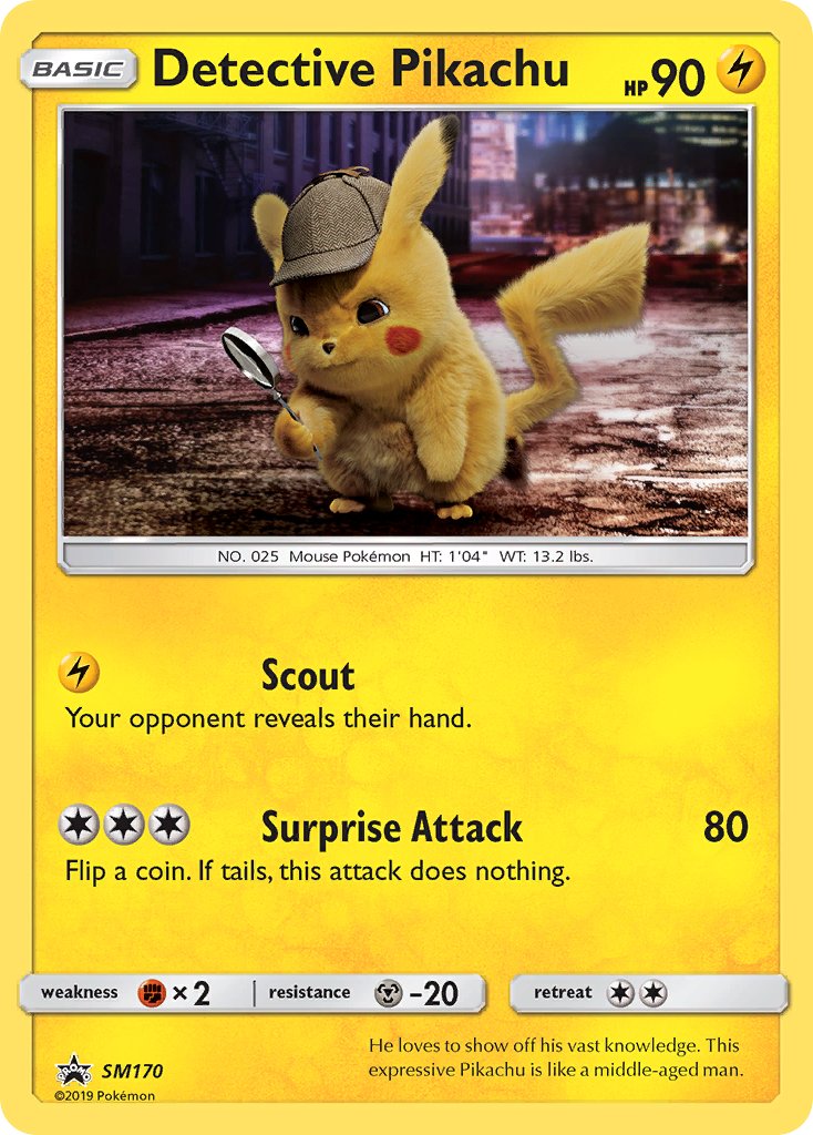 Detective Pikachu (SM170) [Sun & Moon: Black Star Promos] | All Aboard Games