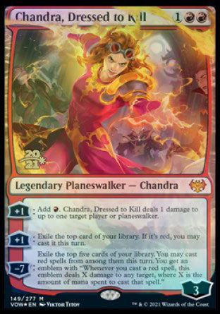 Chandra, Dressed to Kill [Innistrad: Crimson Vow Prerelease Promos] | All Aboard Games