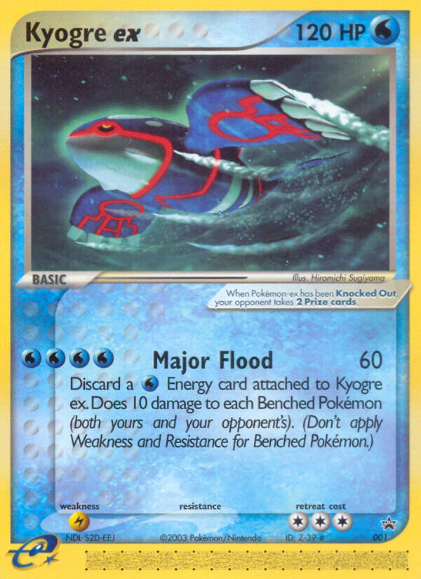 Kyogre ex (001) [Nintendo: Black Star Promos] | All Aboard Games