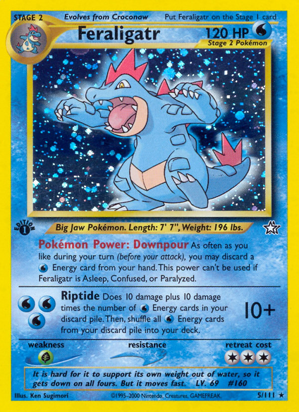 Feraligatr (5/111) [Neo Genesis 1st Edition] | All Aboard Games