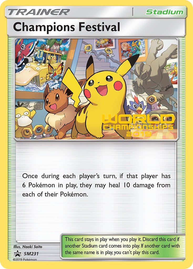 Champions Festival (SM231) (Quarter Finalist 2019) [Sun & Moon: Black Star Promos] | All Aboard Games