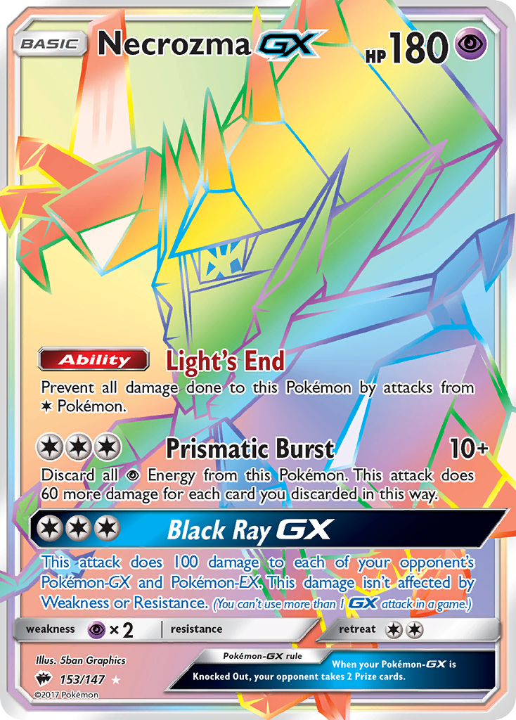 Necrozma GX (153/147) [Sun & Moon: Burning Shadows] | All Aboard Games