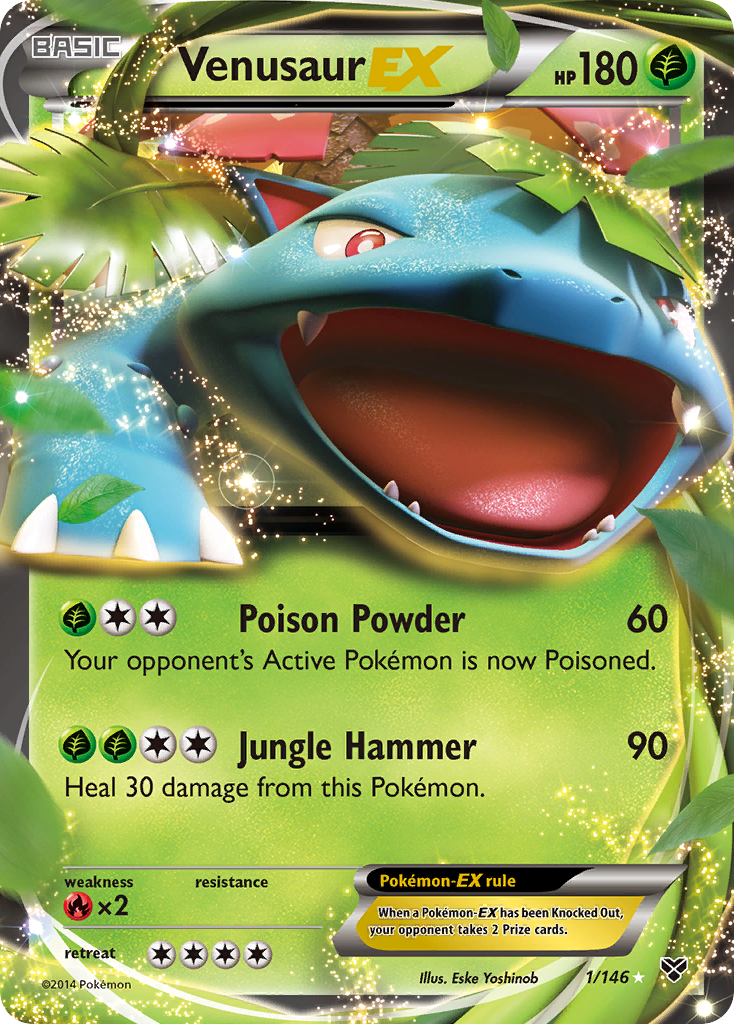 Venusaur EX (1/146) [XY: Base Set] | All Aboard Games