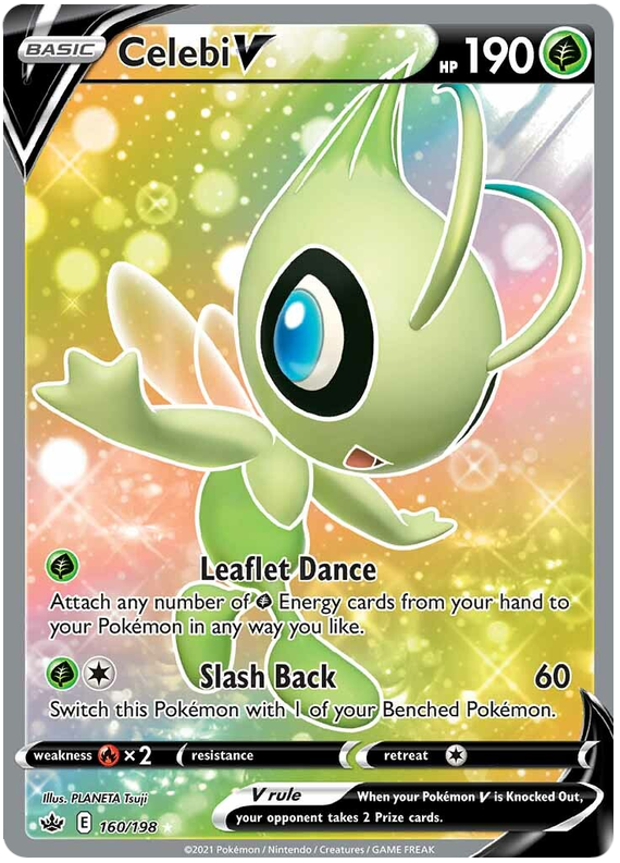 Celebi V (160/198) [Sword & Shield: Chilling Reign] | All Aboard Games