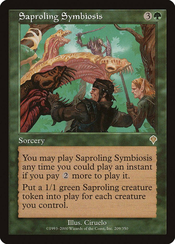 Saproling Symbiosis [Invasion] | All Aboard Games