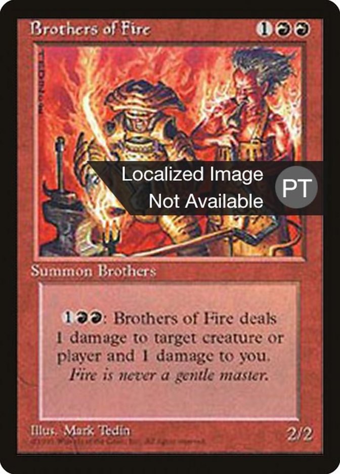 Brothers of Fire [Fourth Edition (Foreign Black Border)] | All Aboard Games