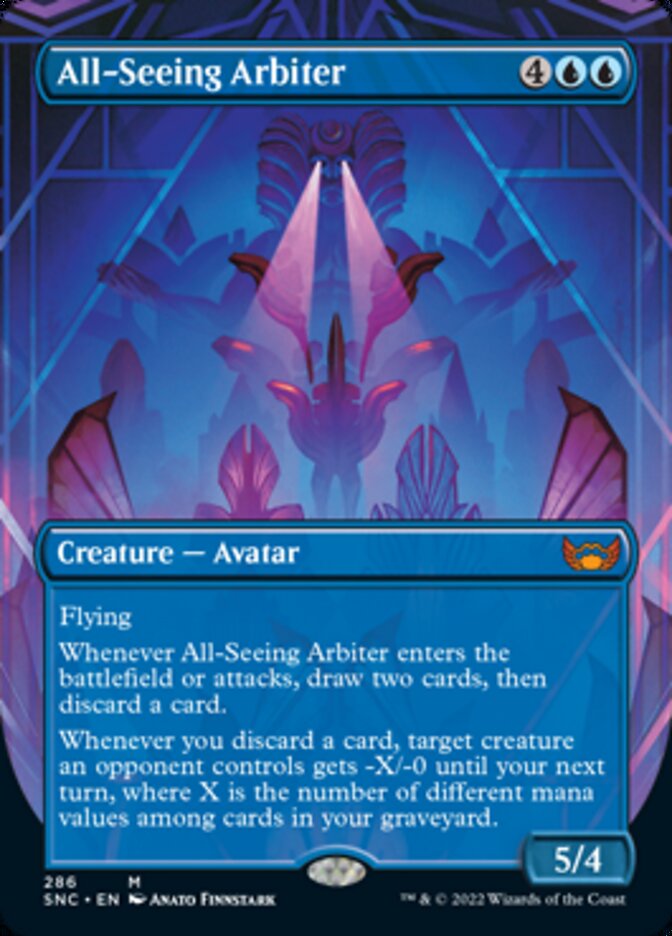 All-Seeing Arbiter (Borderless Alternate Art) [Streets of New Capenna] | All Aboard Games