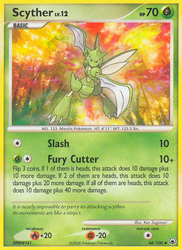 Scyther (46/100) [Diamond & Pearl: Majestic Dawn] | All Aboard Games