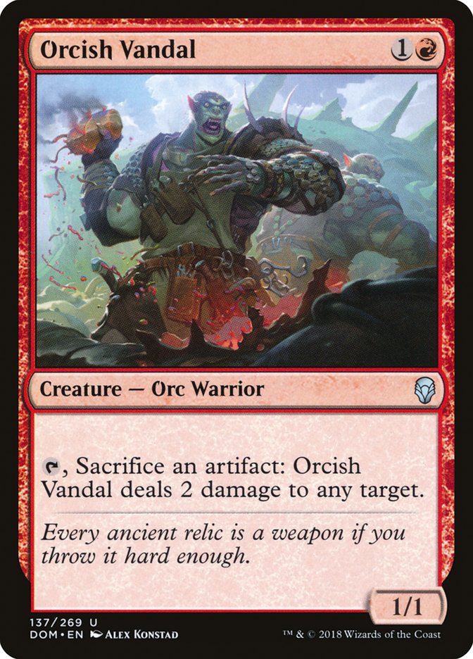 Orcish Vandal [Dominaria] | All Aboard Games