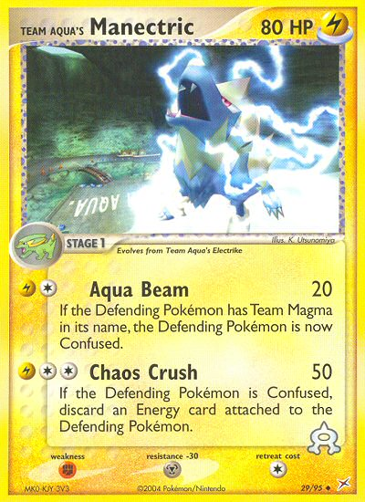 Team Aqua's Manectric (29/95) [EX: Team Magma vs Team Aqua] | All Aboard Games