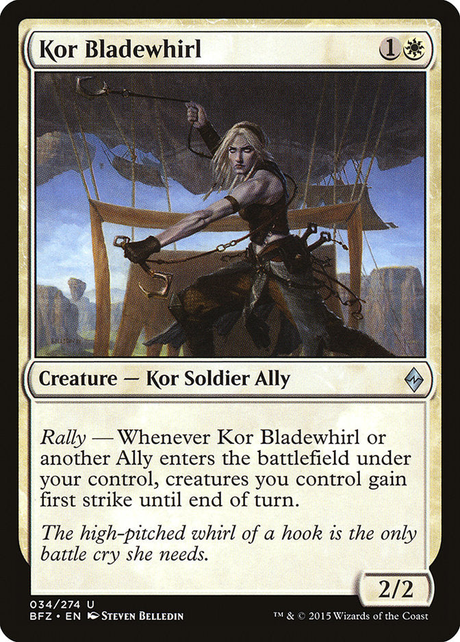 Kor Bladewhirl [Battle for Zendikar] | All Aboard Games