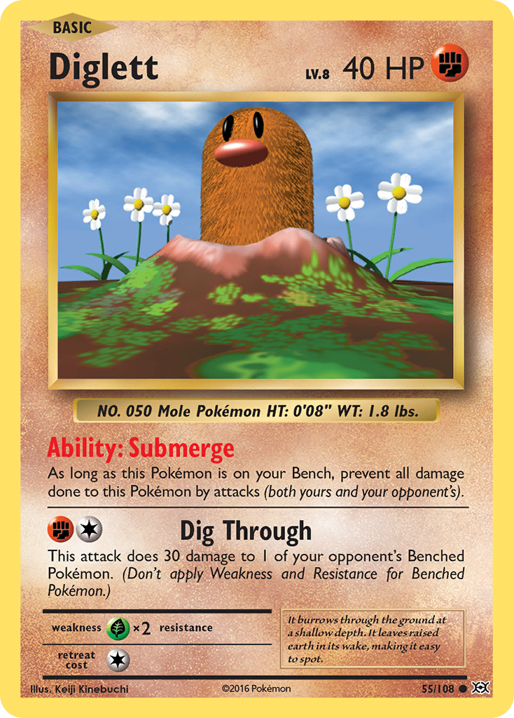 Diglett (55/108) [XY: Evolutions] | All Aboard Games