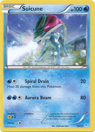 Suicune (14/30) [XY: Trainer Kit 3 - Suicune] | All Aboard Games