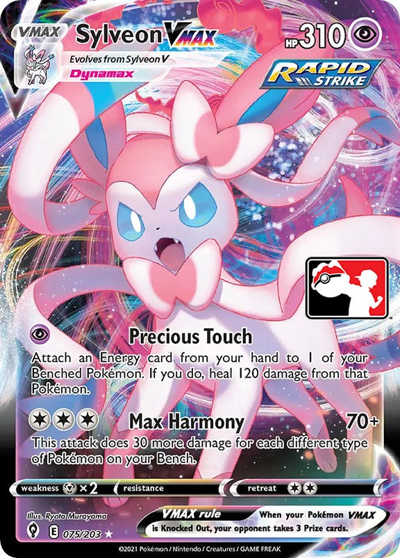 Sylveon VMAX (075/203) [Prize Pack Series One] | All Aboard Games