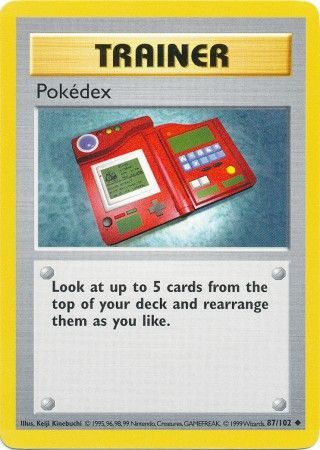 Pokedex (87/102) [Base Set Shadowless Unlimited] | All Aboard Games