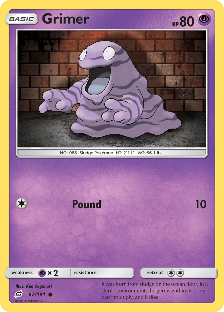 Grimer (62/181) [Sun & Moon: Team Up] | All Aboard Games