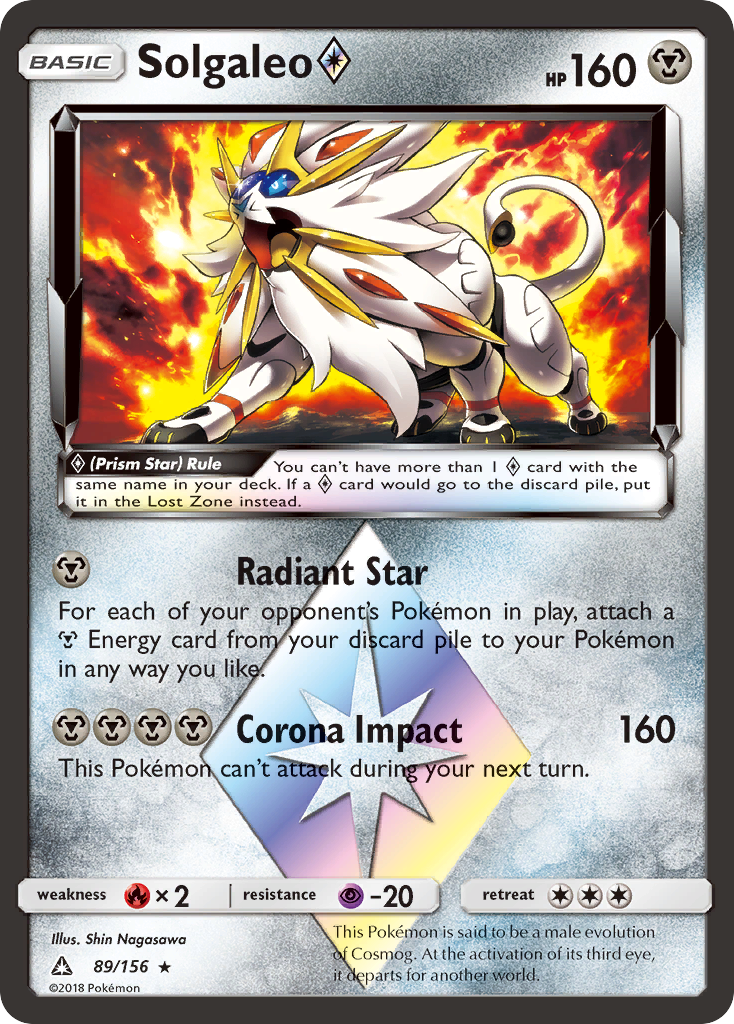 Solgaleo (89/156) (Prism Star) [Sun & Moon: Ultra Prism] | All Aboard Games