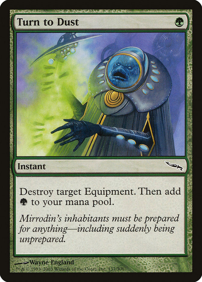 Turn to Dust [Mirrodin] | All Aboard Games