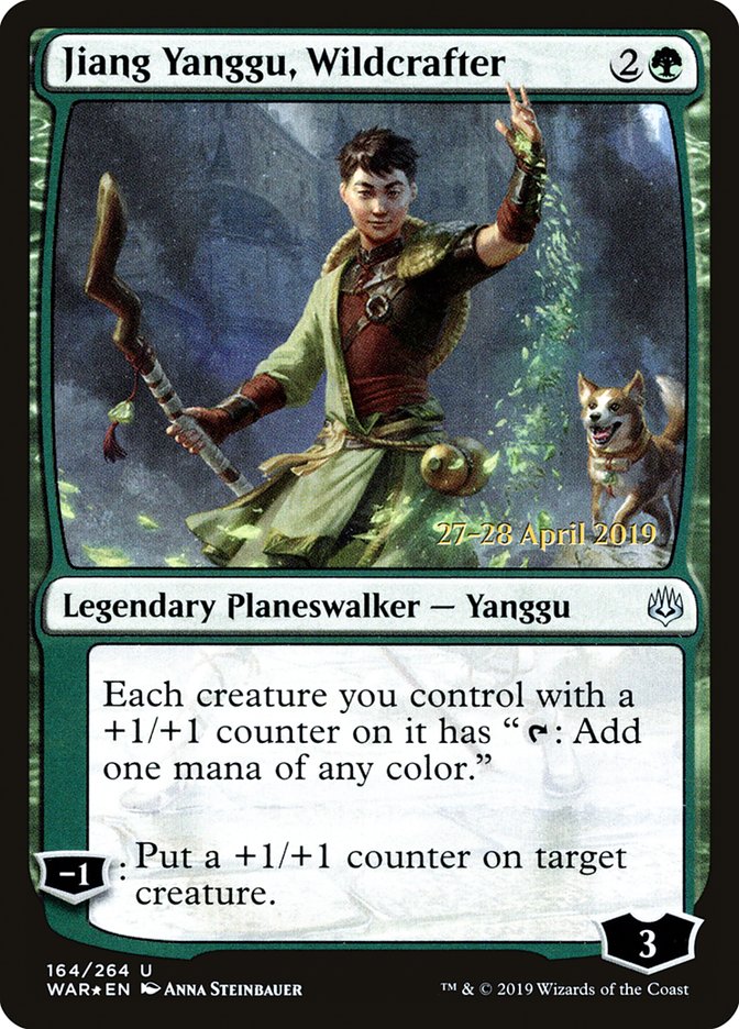 Jiang Yanggu, Wildcrafter  [War of the Spark Prerelease Promos] | All Aboard Games
