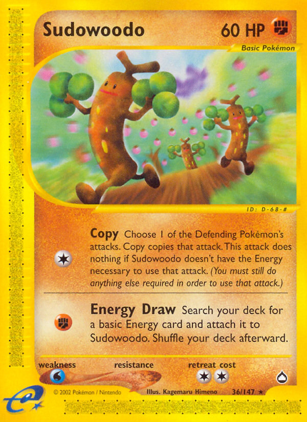 Sudowoodo (36/147) [Aquapolis] | All Aboard Games