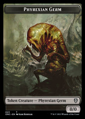 Phyrexian Mite (011) // Phyrexian Germ Double-Sided Token [Phyrexia: All Will Be One Commander Tokens] | All Aboard Games