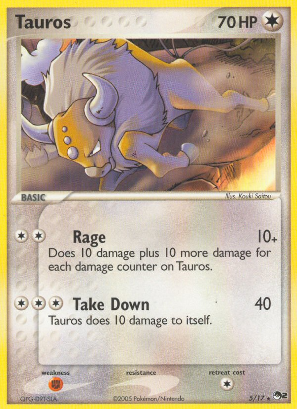 Tauros (5/17) [POP Series 2] | All Aboard Games