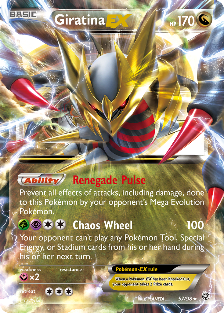 Giratina EX (57/98) [XY: Ancient Origins] | All Aboard Games