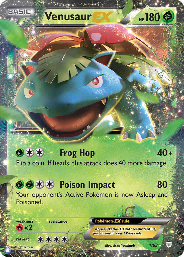 Venusaur EX (1/83) [XY: Generations] | All Aboard Games