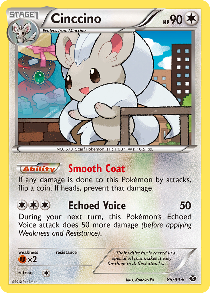 Cinccino (85/99) [Black & White: Next Destinies] | All Aboard Games