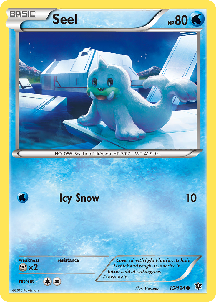 Seel (15/124) [XY: Fates Collide] | All Aboard Games