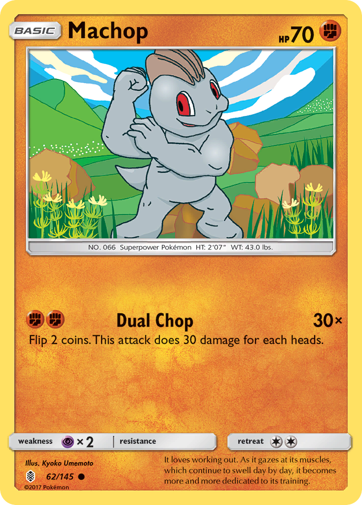 Machop (62/145) [Sun & Moon: Guardians Rising] | All Aboard Games