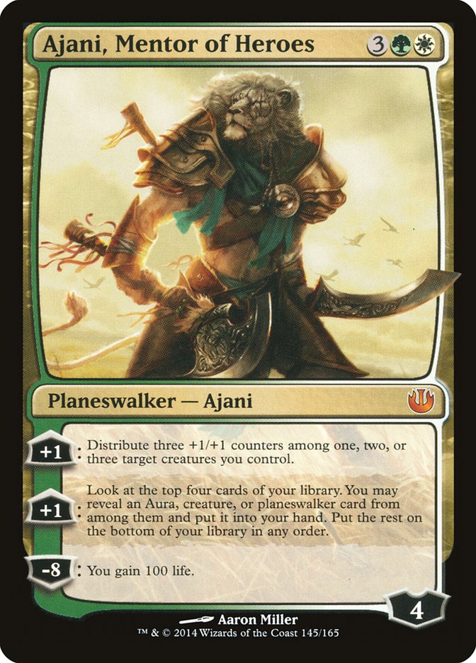 Ajani, Mentor of Heroes [Journey into Nyx] | All Aboard Games