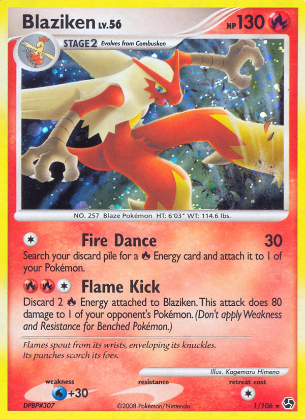 Blaziken (1/106) [Diamond & Pearl: Great Encounters] | All Aboard Games