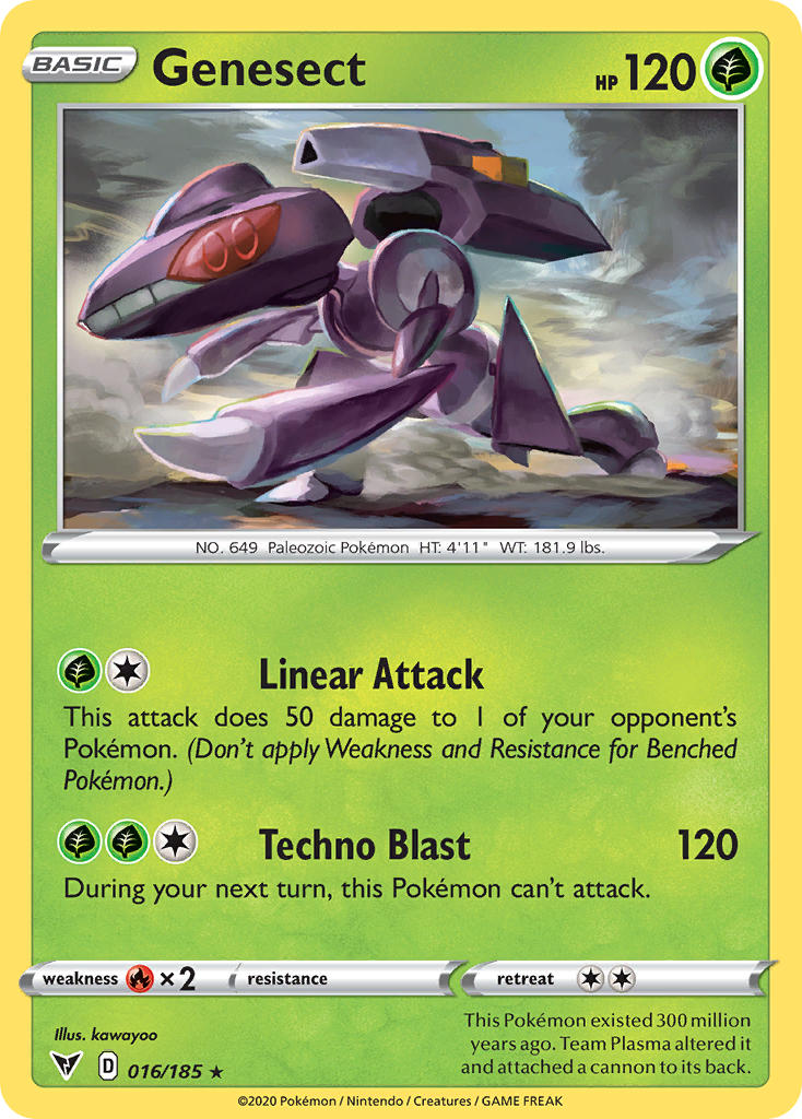 Genesect (016/185) [Sword & Shield: Vivid Voltage] | All Aboard Games