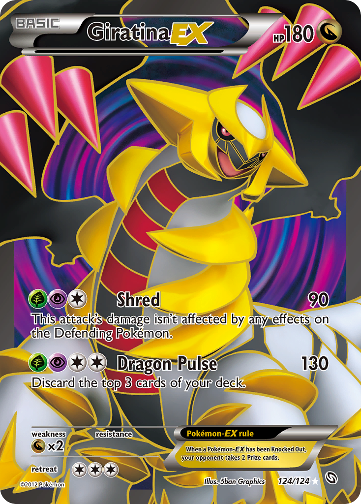 Giratina EX (124/124) [Black & White: Dragons Exalted] | All Aboard Games