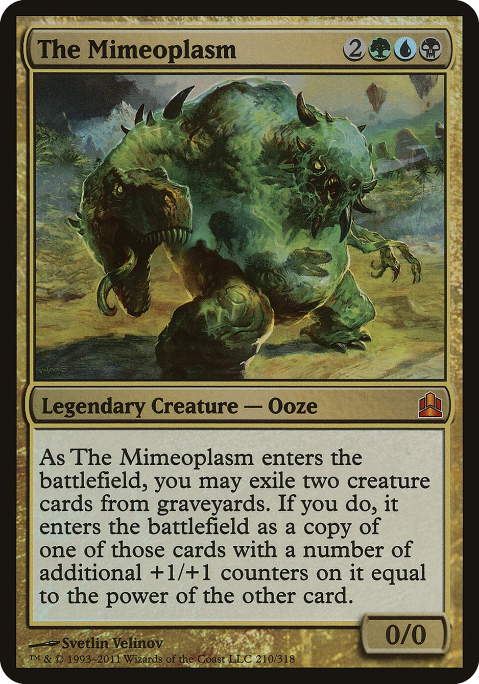 The Mimeoplasm (Oversized) [Commander 2011 Oversized] | All Aboard Games