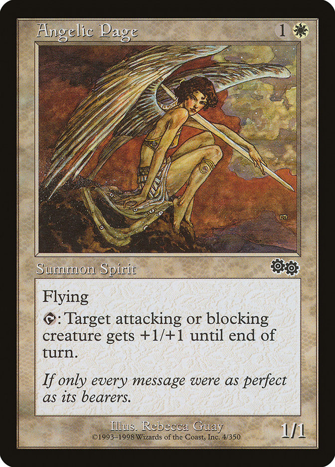 Angelic Page [Urza's Saga] | All Aboard Games