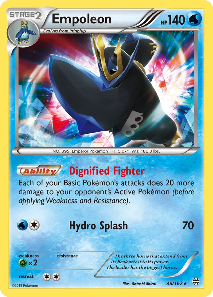 Empoleon (38/162) (Battle Arena Deck Exclusive) (Theme Deck Exclusive) [XY: BREAKthrough] | All Aboard Games