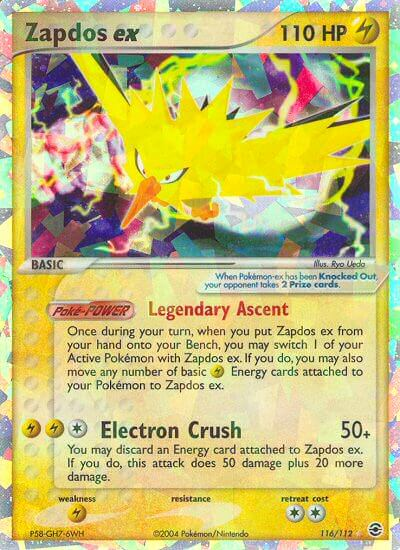 Zapdos ex (116/112) [EX: FireRed & LeafGreen] | All Aboard Games