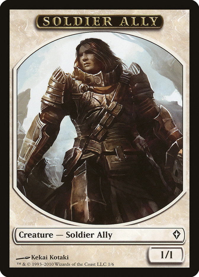 Soldier Ally [Worldwake Tokens] | All Aboard Games