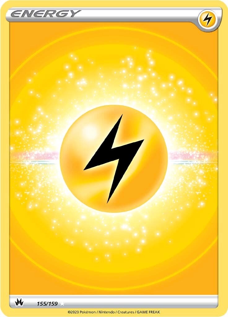 Lightning Energy (155/159) (Texture Full Art) [Sword & Shield: Crown Zenith] | All Aboard Games