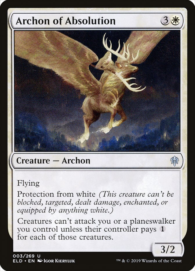 Archon of Absolution [Throne of Eldraine] | All Aboard Games