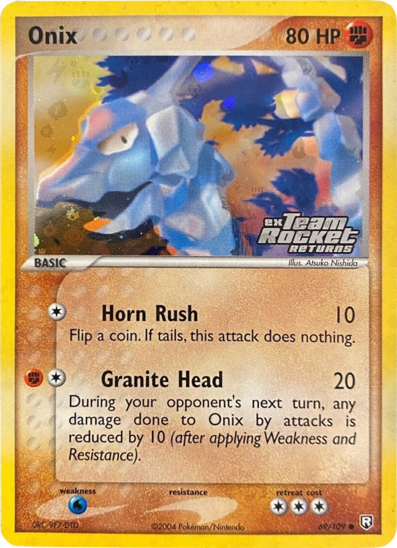 Onix (69/109) (Stamped) [EX: Team Rocket Returns] | All Aboard Games