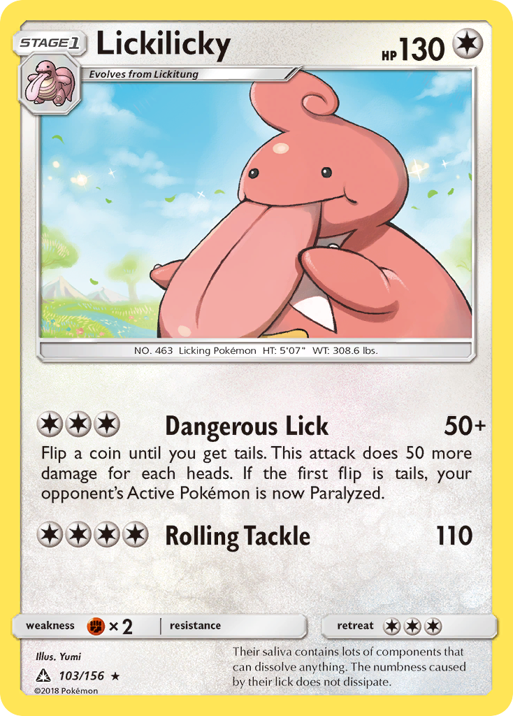 Lickilicky (103/156) [Sun & Moon: Ultra Prism] | All Aboard Games