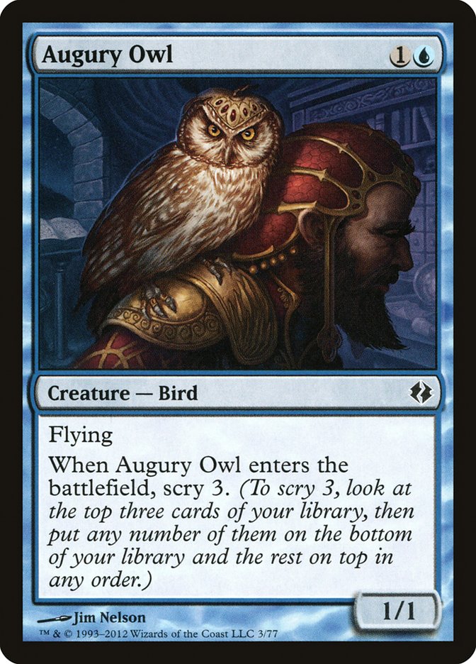 Augury Owl [Duel Decks: Venser vs. Koth] | All Aboard Games