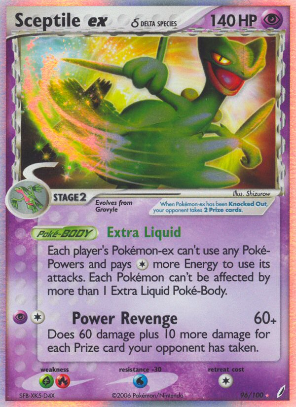 Sceptile ex (96/100) (Delta Species) [EX: Crystal Guardians] | All Aboard Games