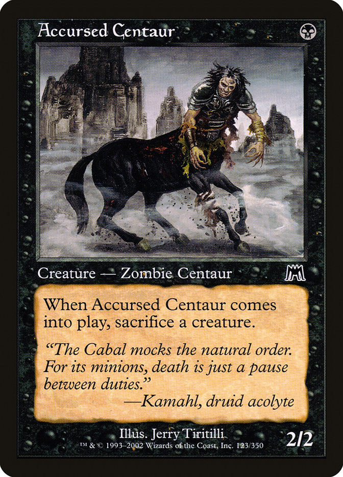 Accursed Centaur [Onslaught] | All Aboard Games