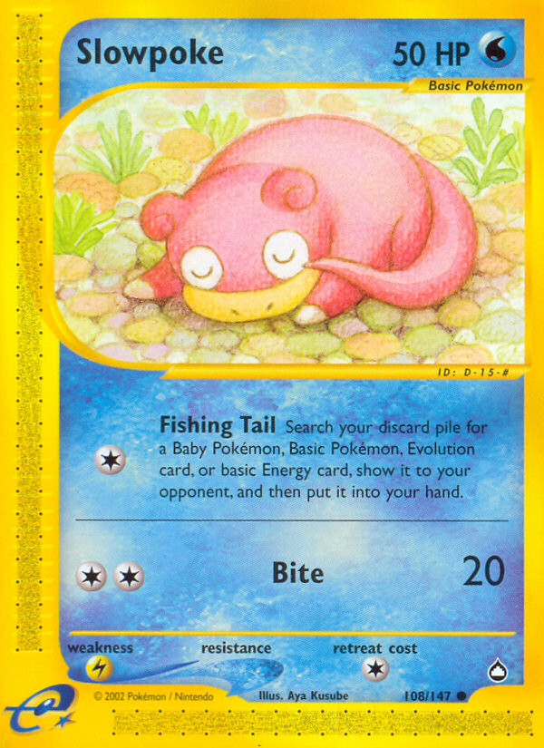 Slowpoke (108/147) [Aquapolis] | All Aboard Games