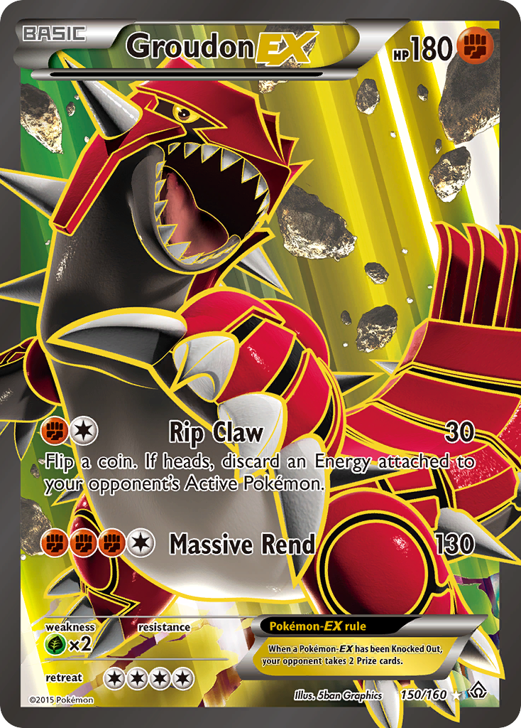 Groudon EX (150/160) [XY: Primal Clash] | All Aboard Games