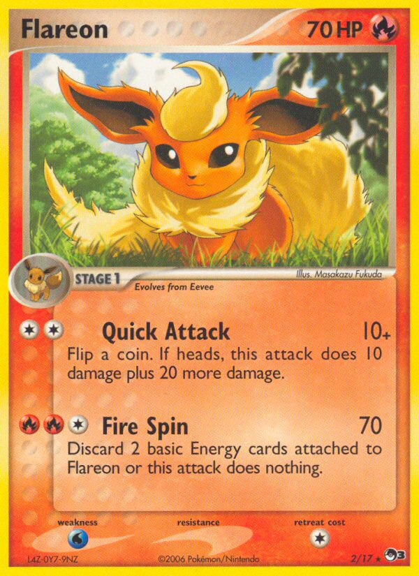 Flareon (2/17) [POP Series 3] | All Aboard Games